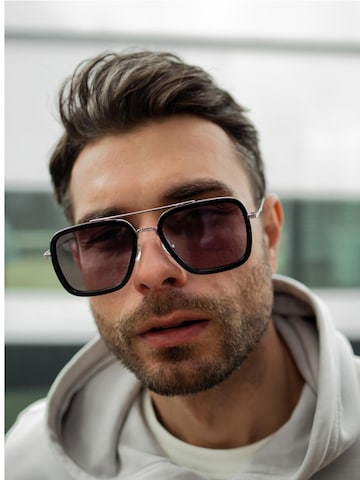 VEYREY - Gafas de sol 'Malkolm' en negro: frente