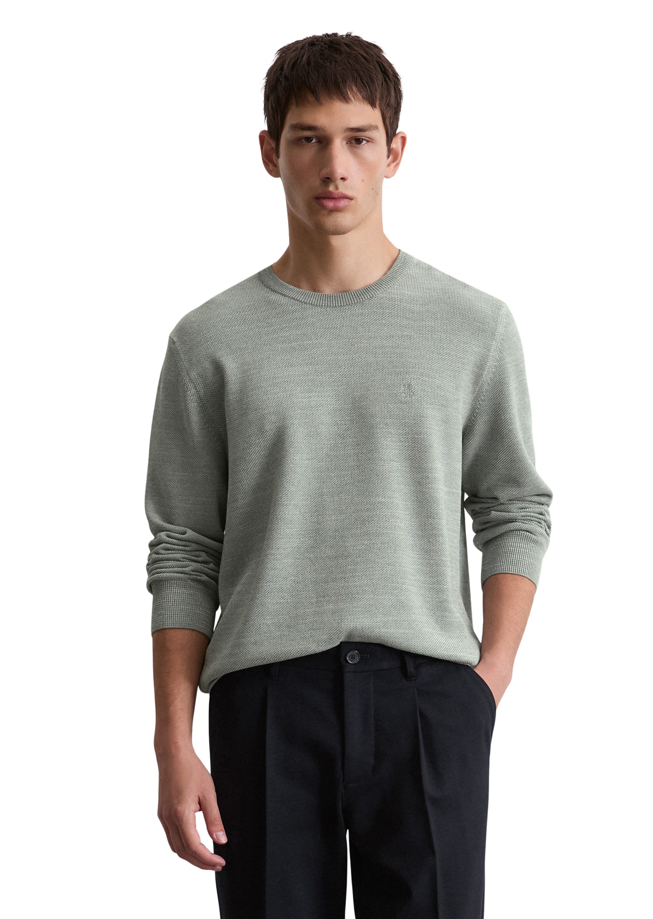 Marc O'Polo Sweater in Grey: front