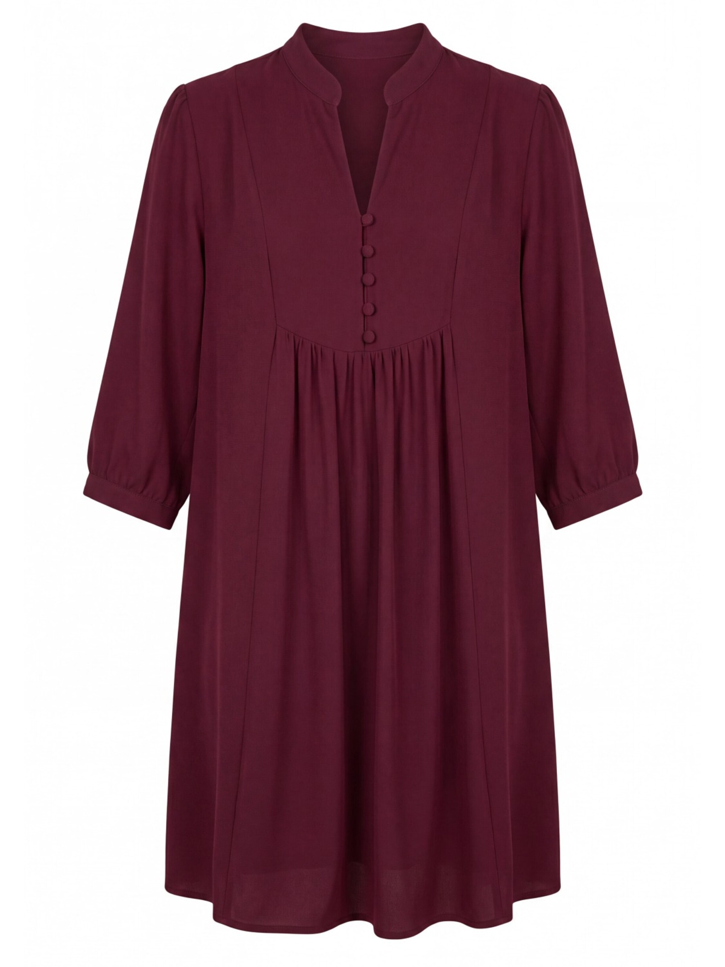 JMP - Jean Marc Philippe - Vestido 'RITY817-BORDEAUX' en rojo: frente