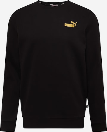 PUMASportska sweater majica - crna boja: prednji dio