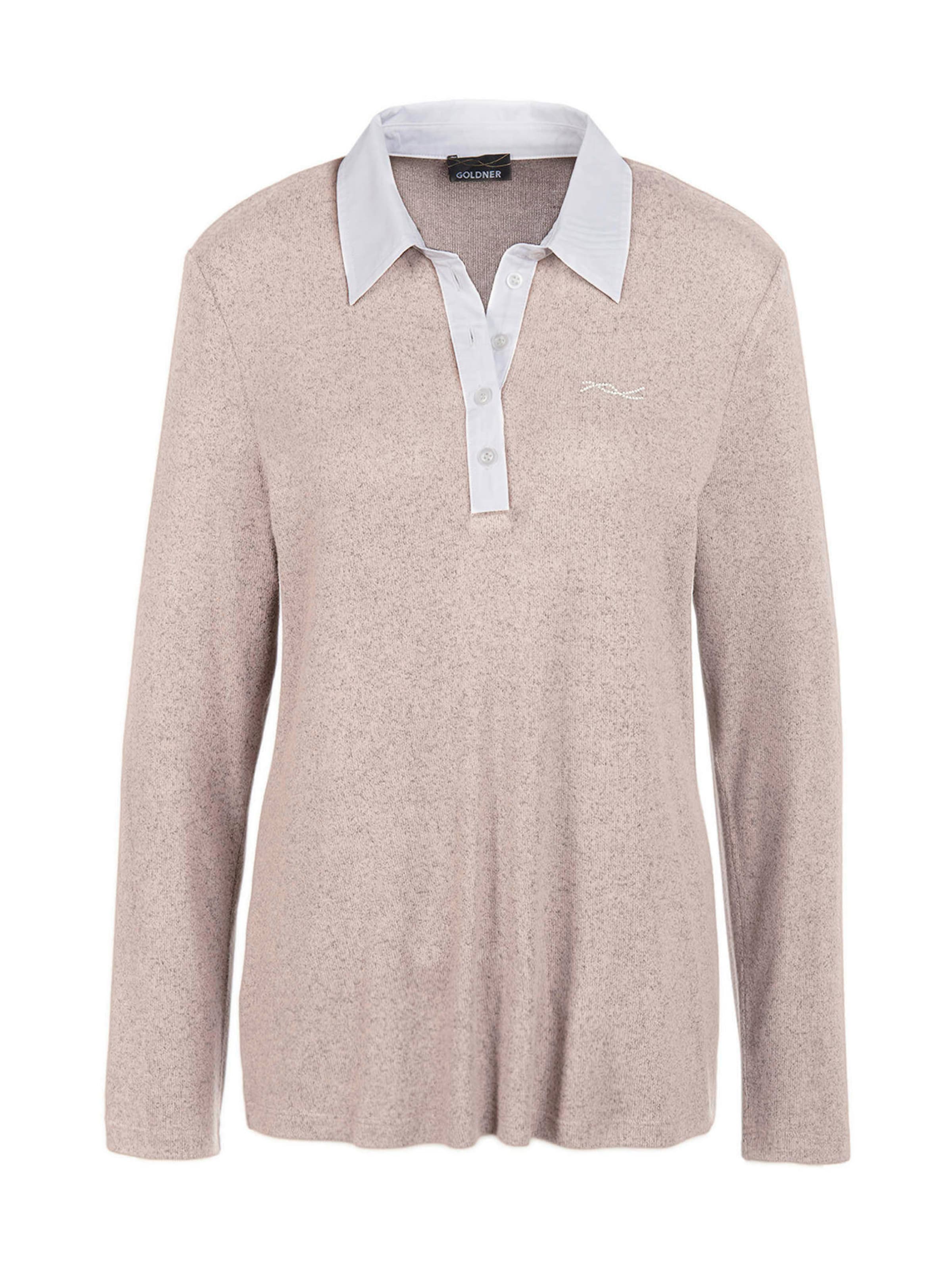 Goldner Shirt in Braun: Vorderseite