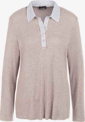 Goldner Shirt in Bruin: voorkant