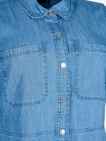 Zizzi Skjortklänning 'JKIANTA' i blå