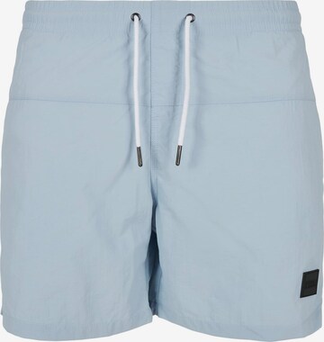 Shorts de bain Urban Classics en bleu : devant