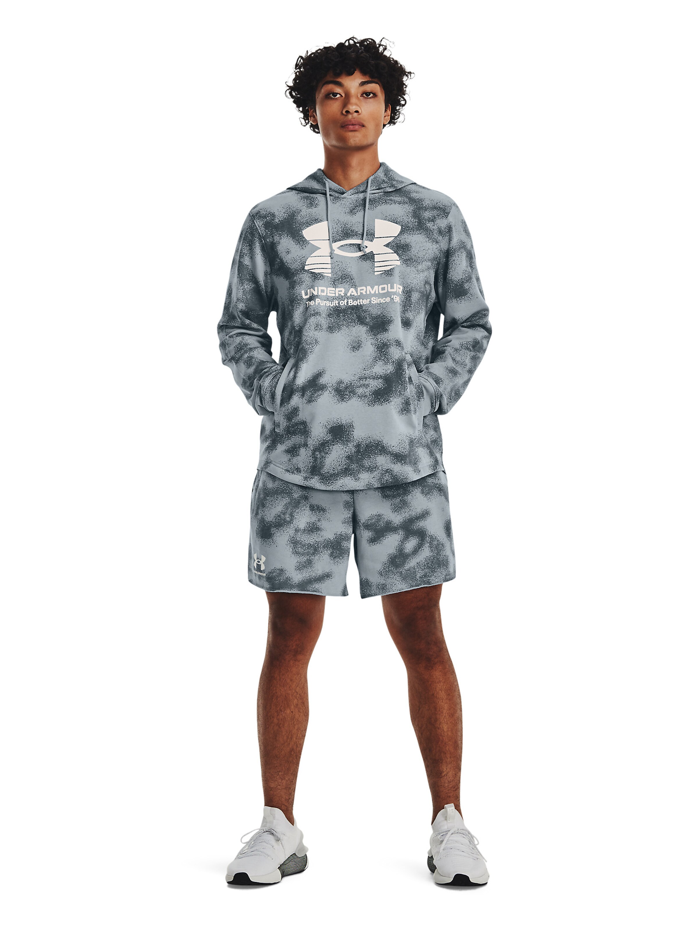 UNDER ARMOUR Regular Sportshorts 'Rival' in Blau