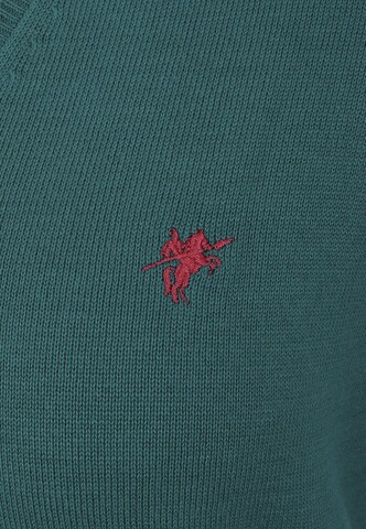 DENIM CULTURE Пуловер 'Isabella' в зелено