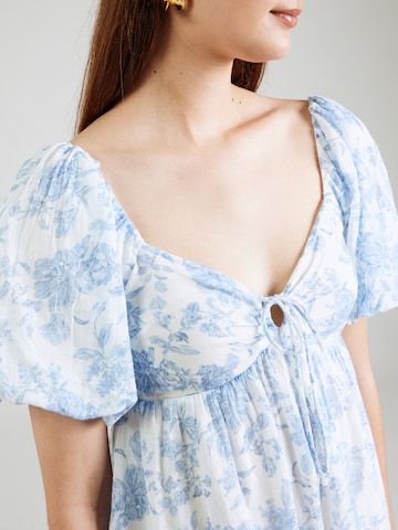 mėlyna Gina Tricot Vasarinė suknelė
