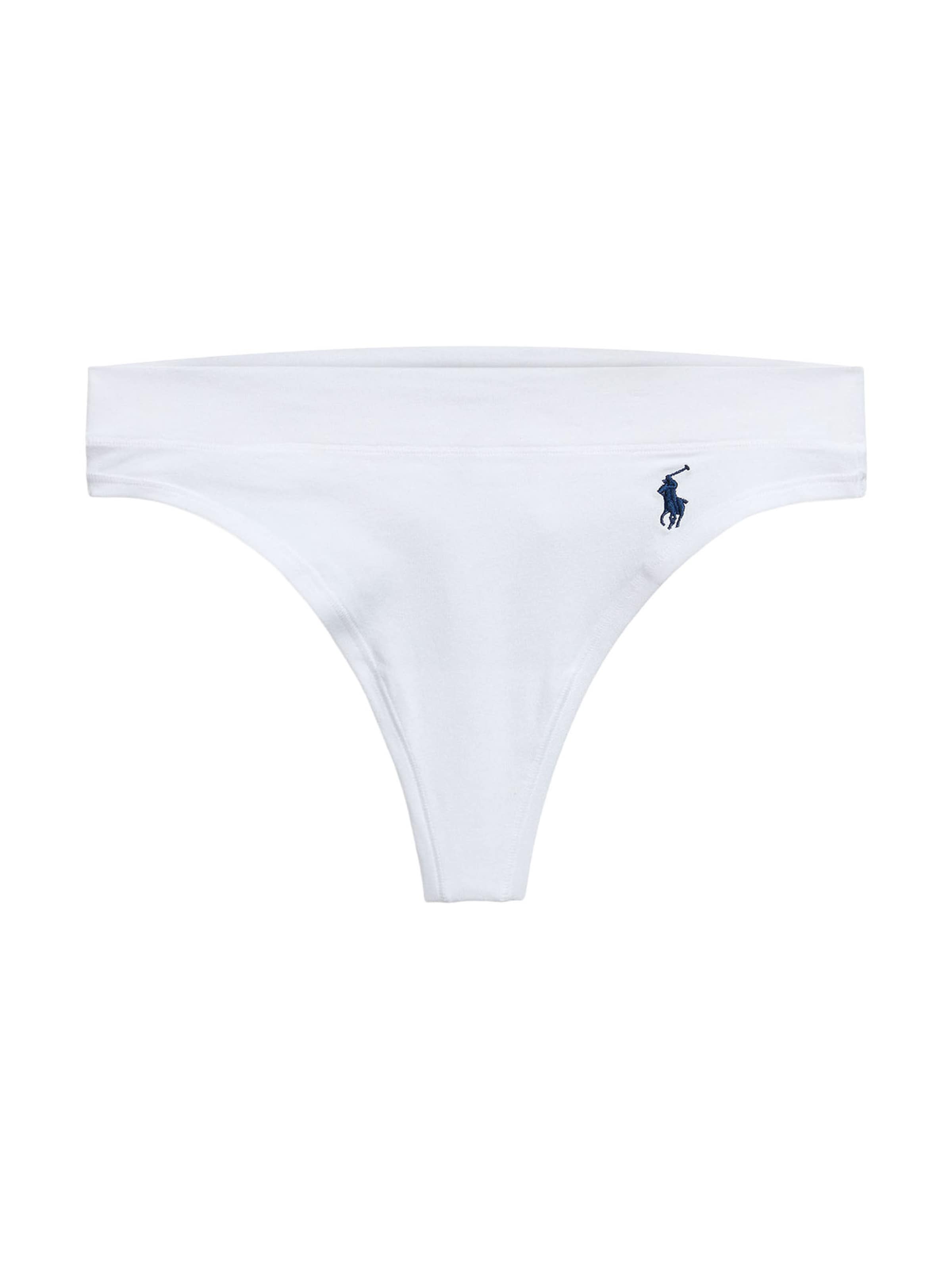 String ' Club Cotton ' Polo Ralph Lauren en blanc : devant