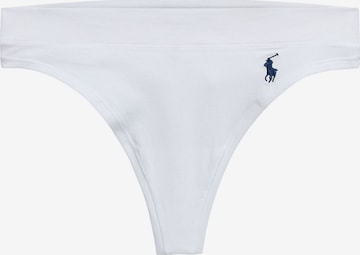 String ' Club Cotton ' Polo Ralph Lauren en blanc : devant