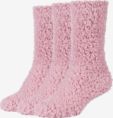 camano Socken in Pink: Vorderseite