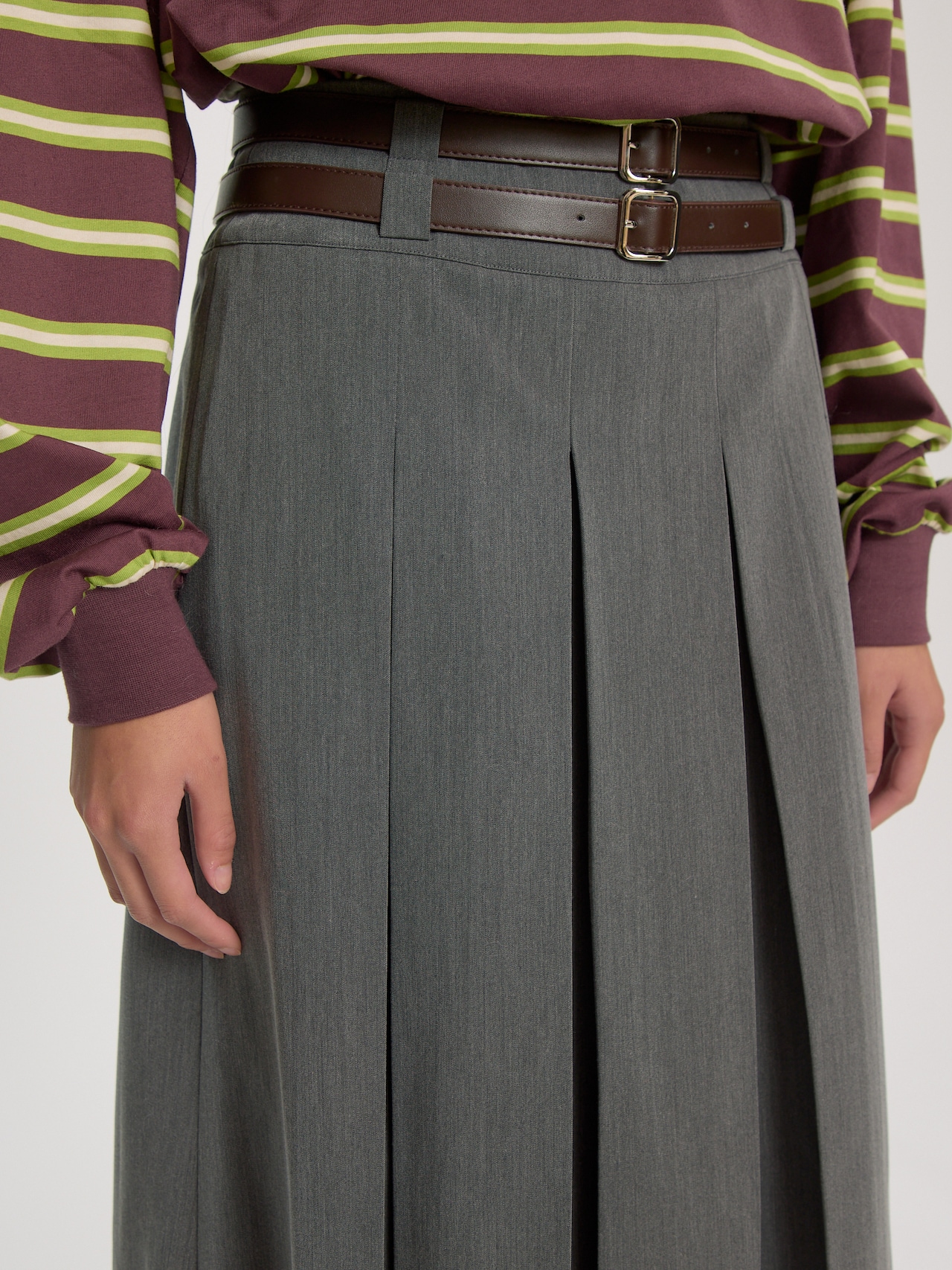 EDITED Nouveautés Jupe 'Rachel' gris