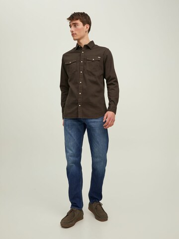 JACK & JONES Regular Дънки 'Mike Wood' в синьо