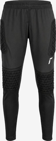 REUSCH Slimfit Spodnie sportowe 'Contest II' w kolorze czarny: przód