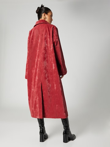 Bella x ABOUT YOU Between-Seasons Coat 'Hanna' in Red