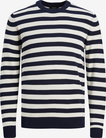 Pull-over 'JAMIE' JACK & JONES en bleu : devant