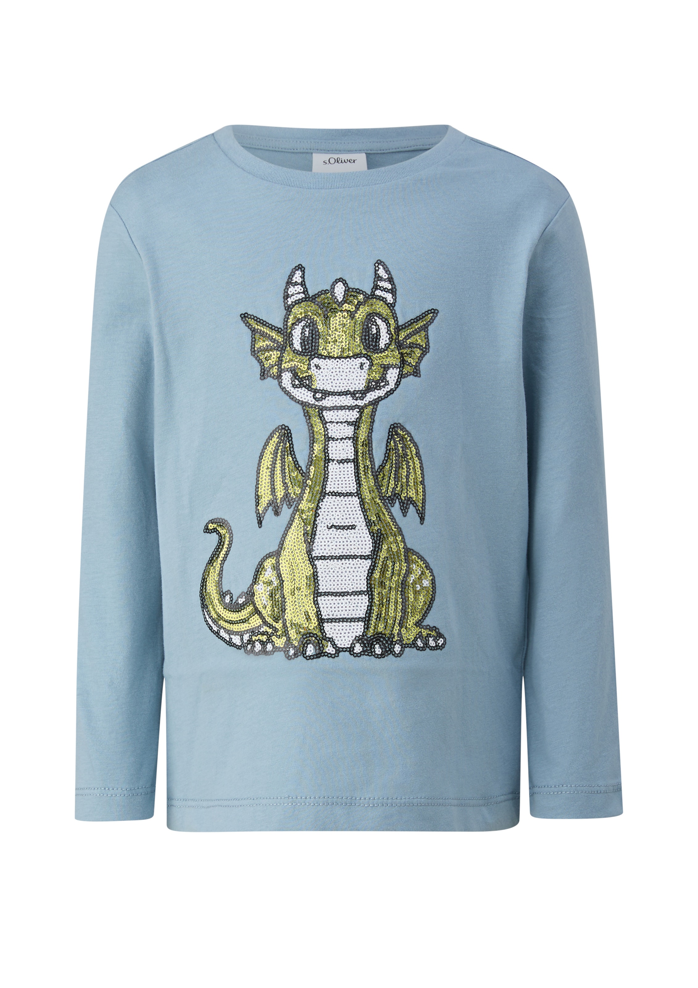 s.Oliver Shirt in Blauw: voorkant