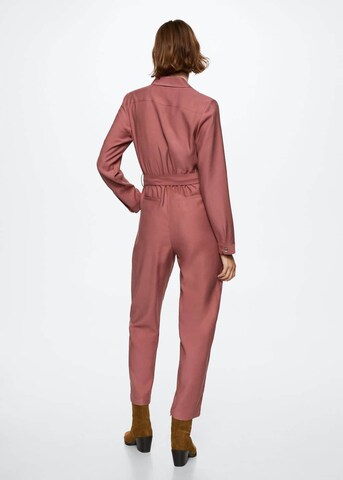 Tuta jumpsuit 'Smile' di MANGO in rosa