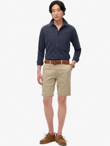 Superdry Regular fit Button Up Shirt in Blue