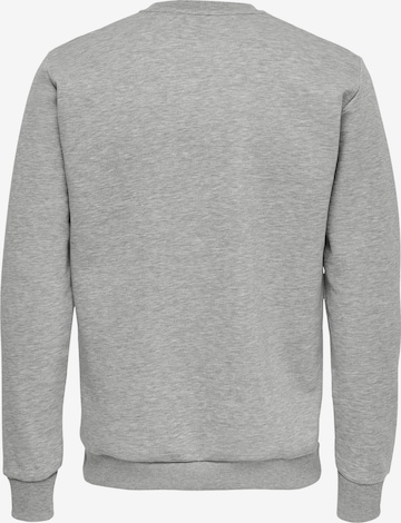 Only & Sons Sweatshirt 'Ceres' in Grau