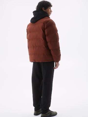 Pull&Bear Winter Jacket in Brown