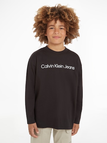 Calvin Klein Jeans - Camiseta en negro: frente