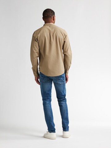 Petrol Industries Regular fit Overhemd in Bruin