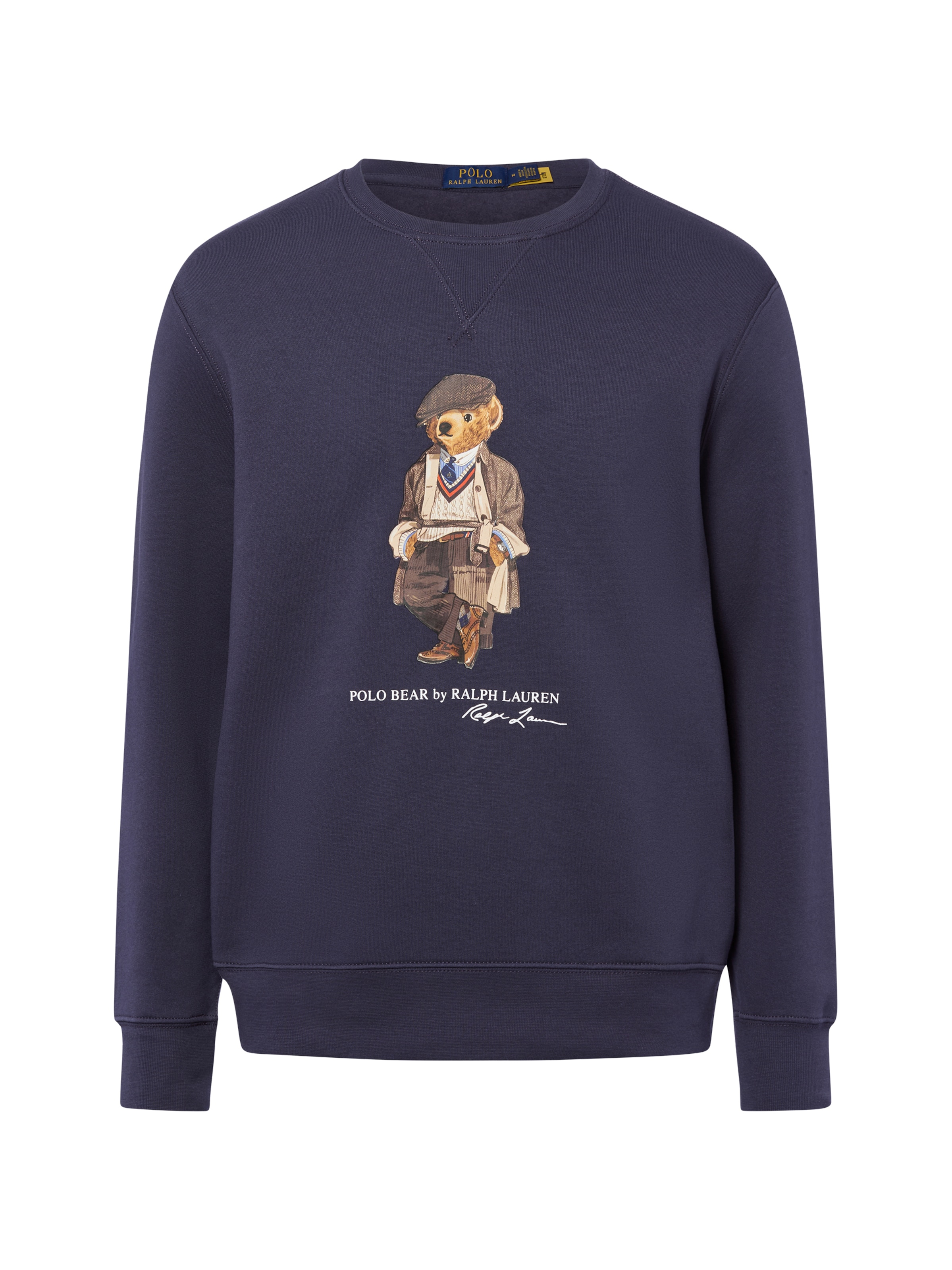 Sweat-shirt Polo Ralph Lauren en bleu : devant