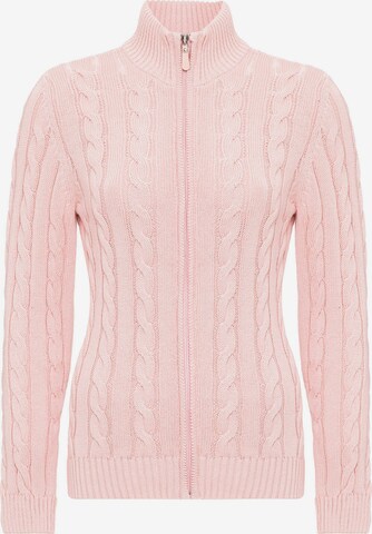 Cardigan Felix Hardy en rose : devant