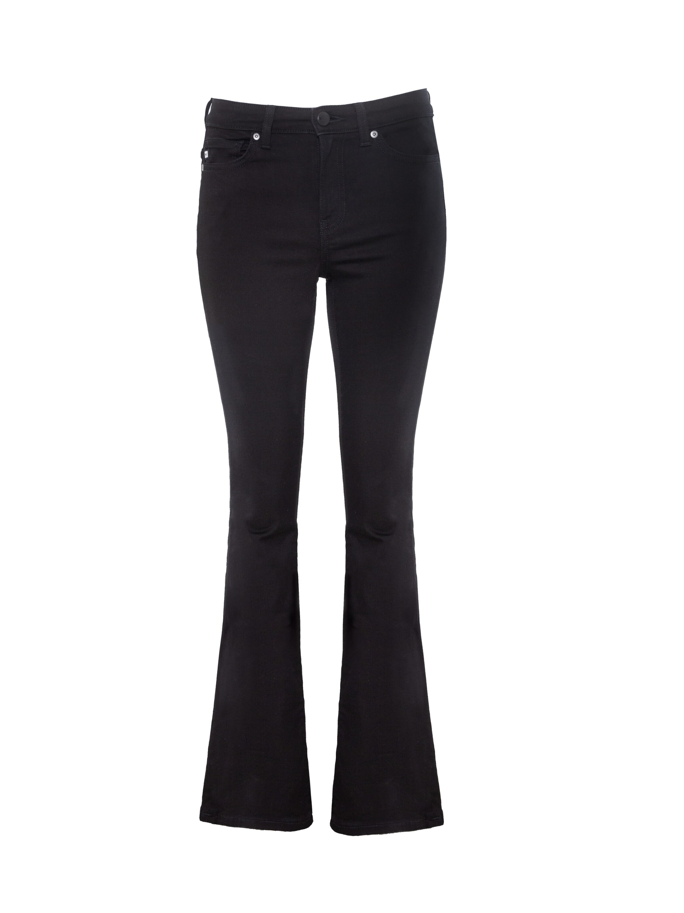 BIG STAR Bootcut Jeans 'Adela' in Zwart: voorkant