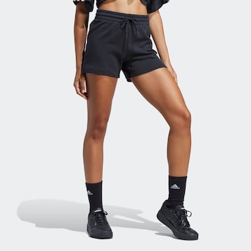 ADIDAS SPORTSWEAR Обычный Спортивные штаны 'Essentials' в Черный: спереди