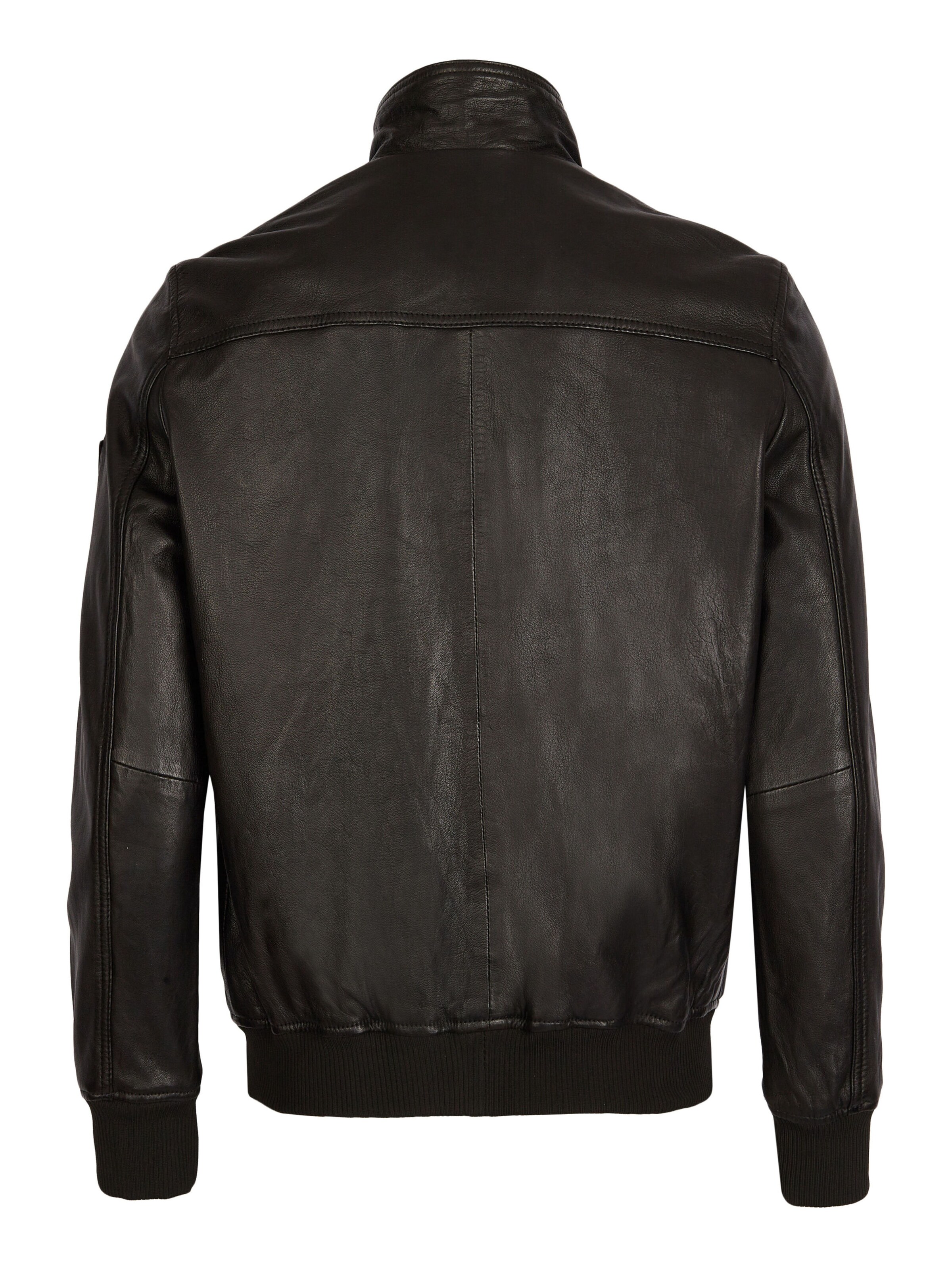 bugatti Lederjacke 'BULeonardo' in Schwarz