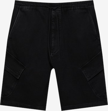 Loosefit Jeans cargo Pull&Bear en noir : devant