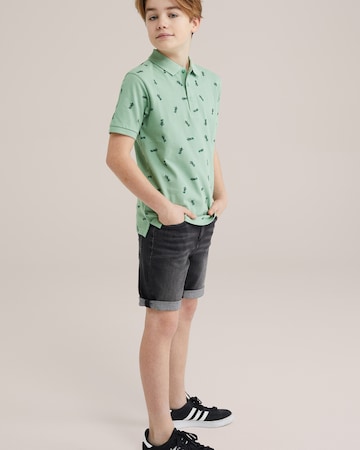 WE Fashion Футболка в Зеленый