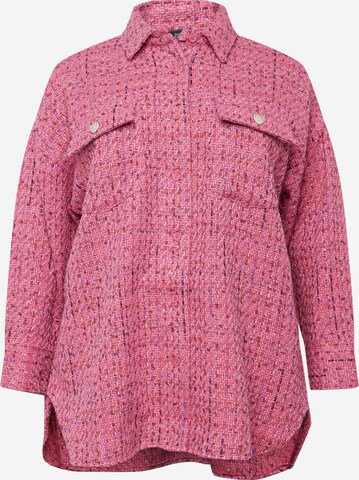 River Island Plus Blouse in Roze: voorkant