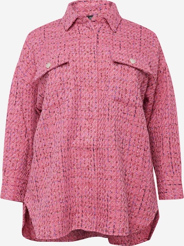 River Island Plus Blouse in Pink: front