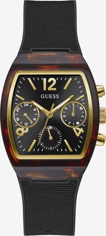 GUESS Analog Watch 'RAVEN' in Black: front