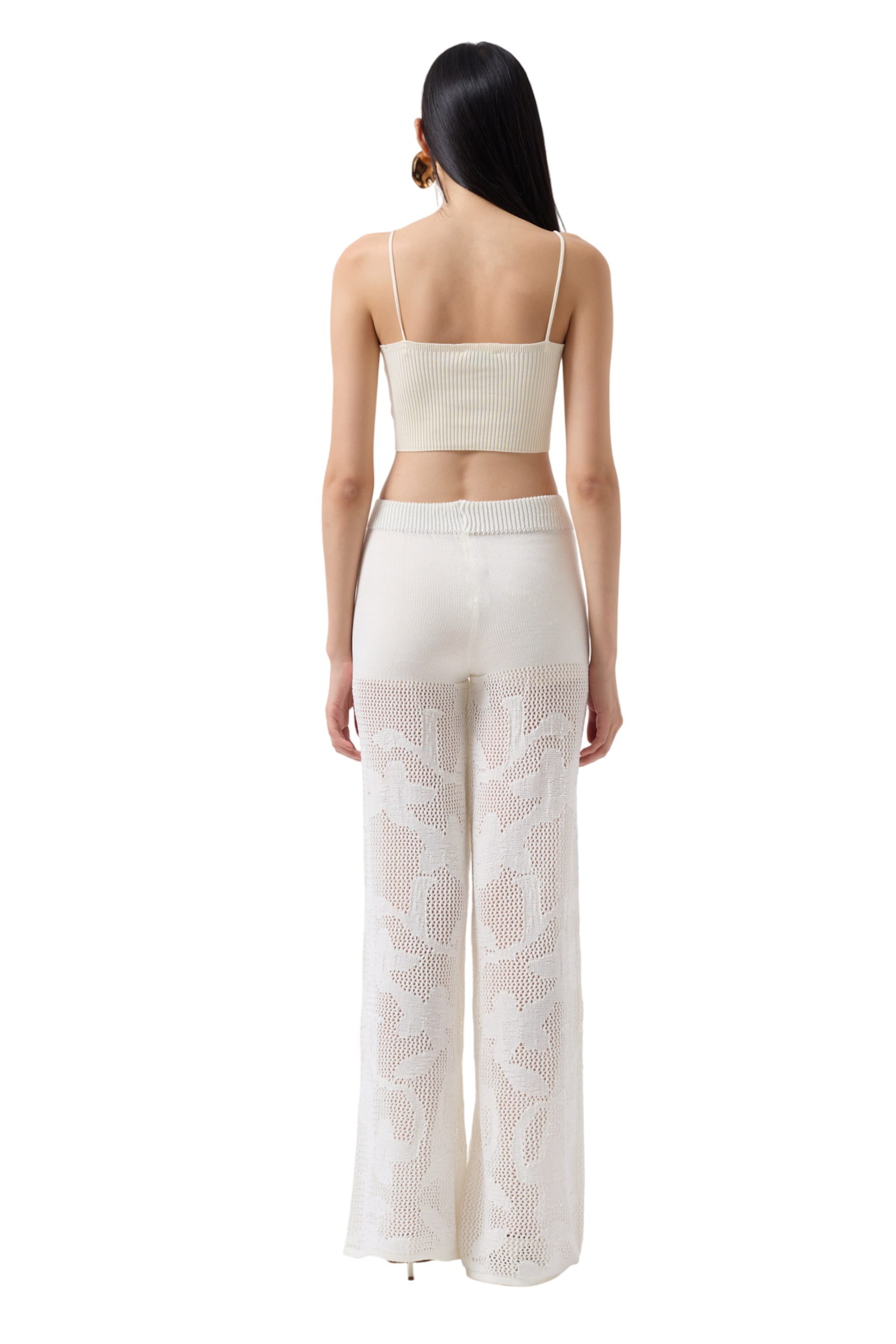 WOMAN VISION Boot cut Trousers in Beige