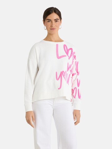 LIEBLINGSSTÜCK Sweatshirt in White: front