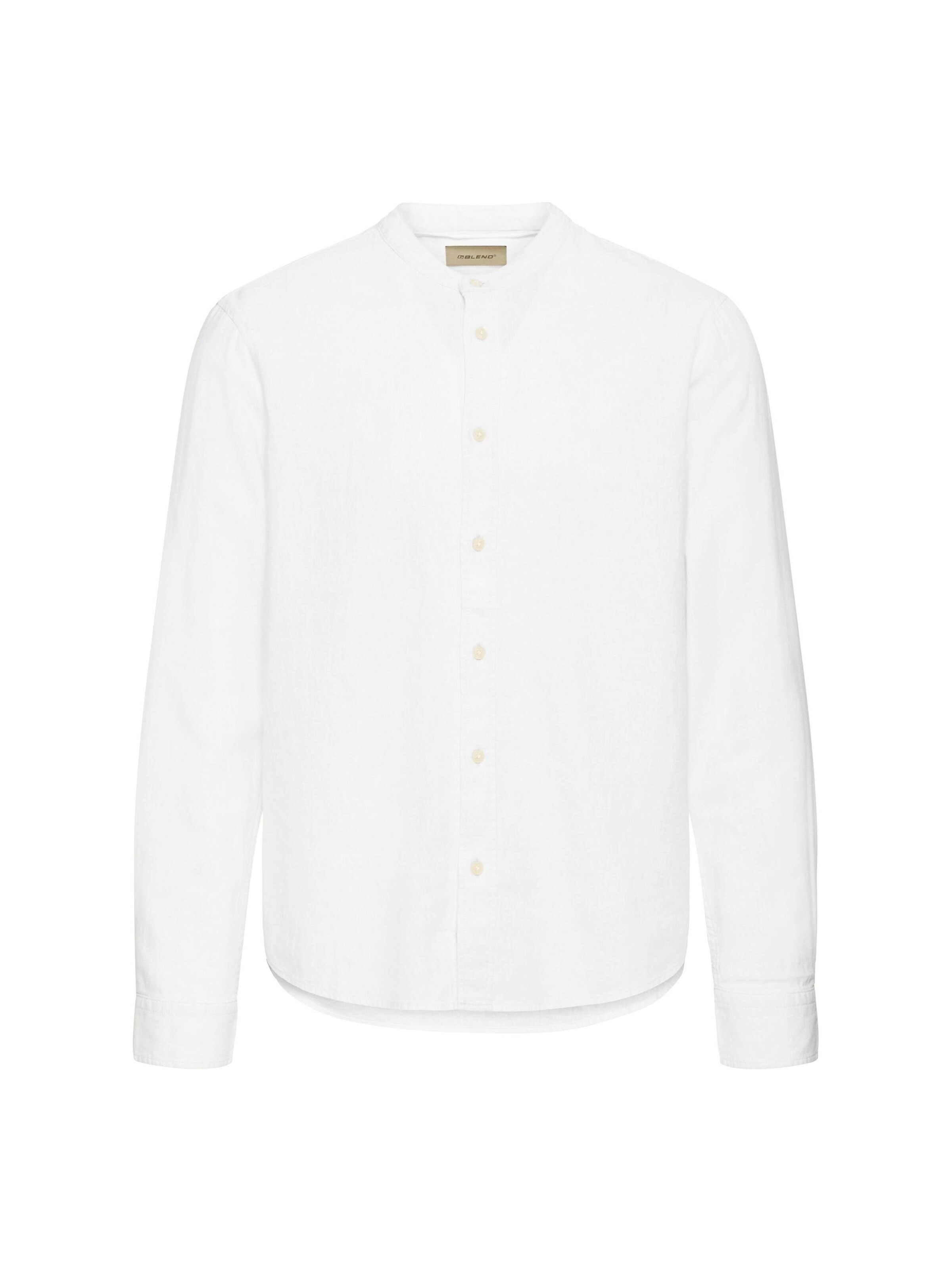 BLEND Overhemd 'BHLines' in de kleur Wit, Productweergave