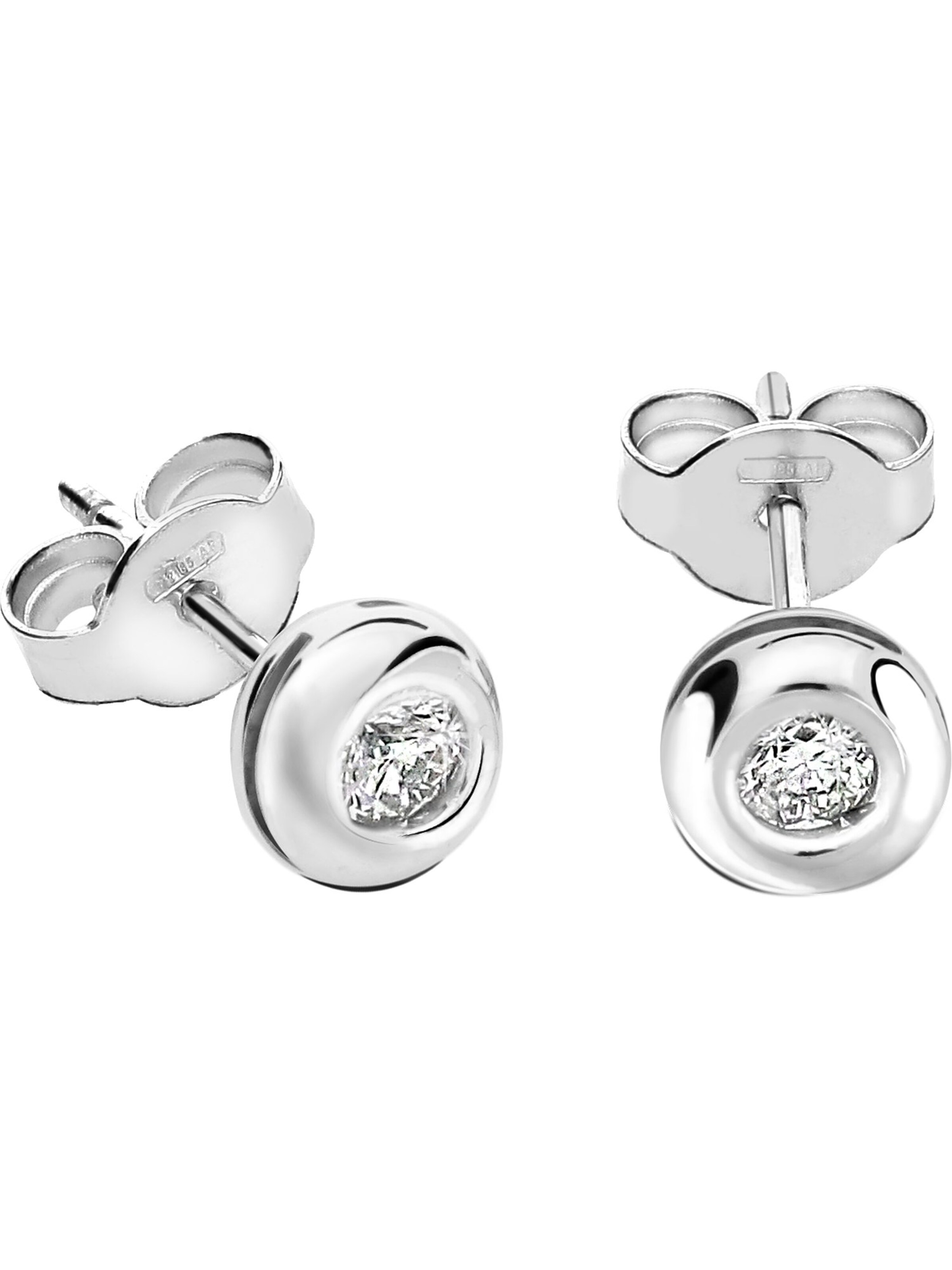 CHRIST Ohrringe in Gelb: Vorderseite