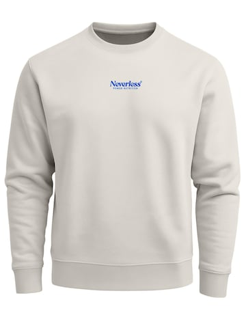 Neverless Sweatshirt 'Banana' in Beige: front