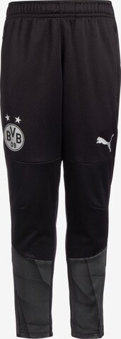 Pantalon de sport 'Borussia Dortmund' PUMA en noir : devant