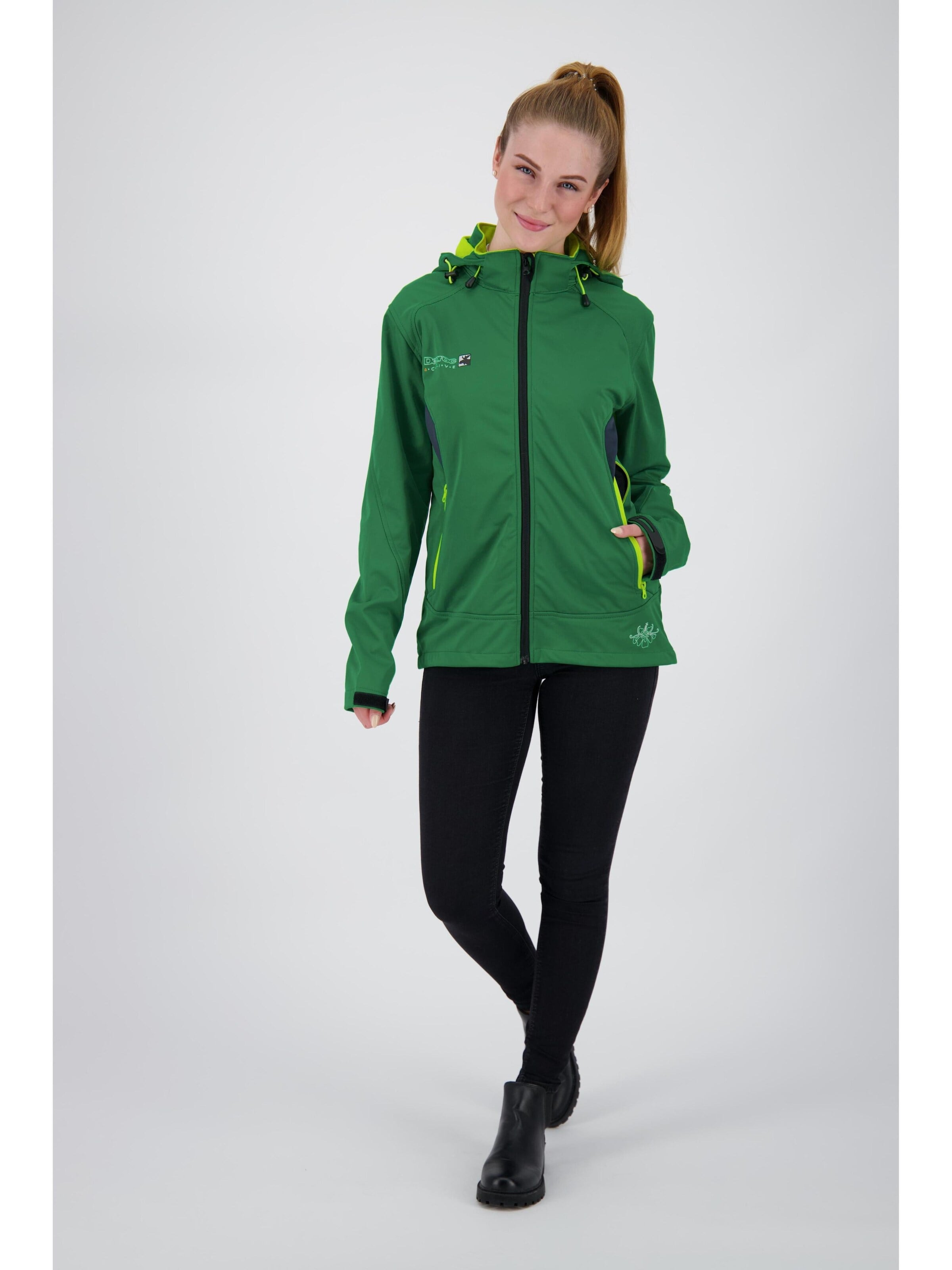 deproc Übergangsjacke 'Downton Peak WOMEN'‌‌‌‌‌‌‌‌‌ in Grün