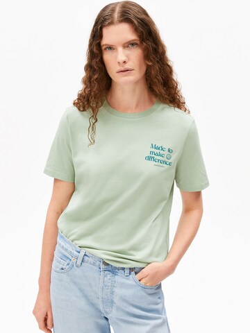 ARMEDANGELS T-Shirt in Grün: Vorderseite