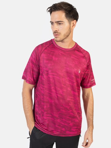 Spyder Performance shirt in Red: front