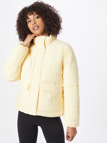 Champion Authentic Athletic Apparel Winter jacket in Yellow: front