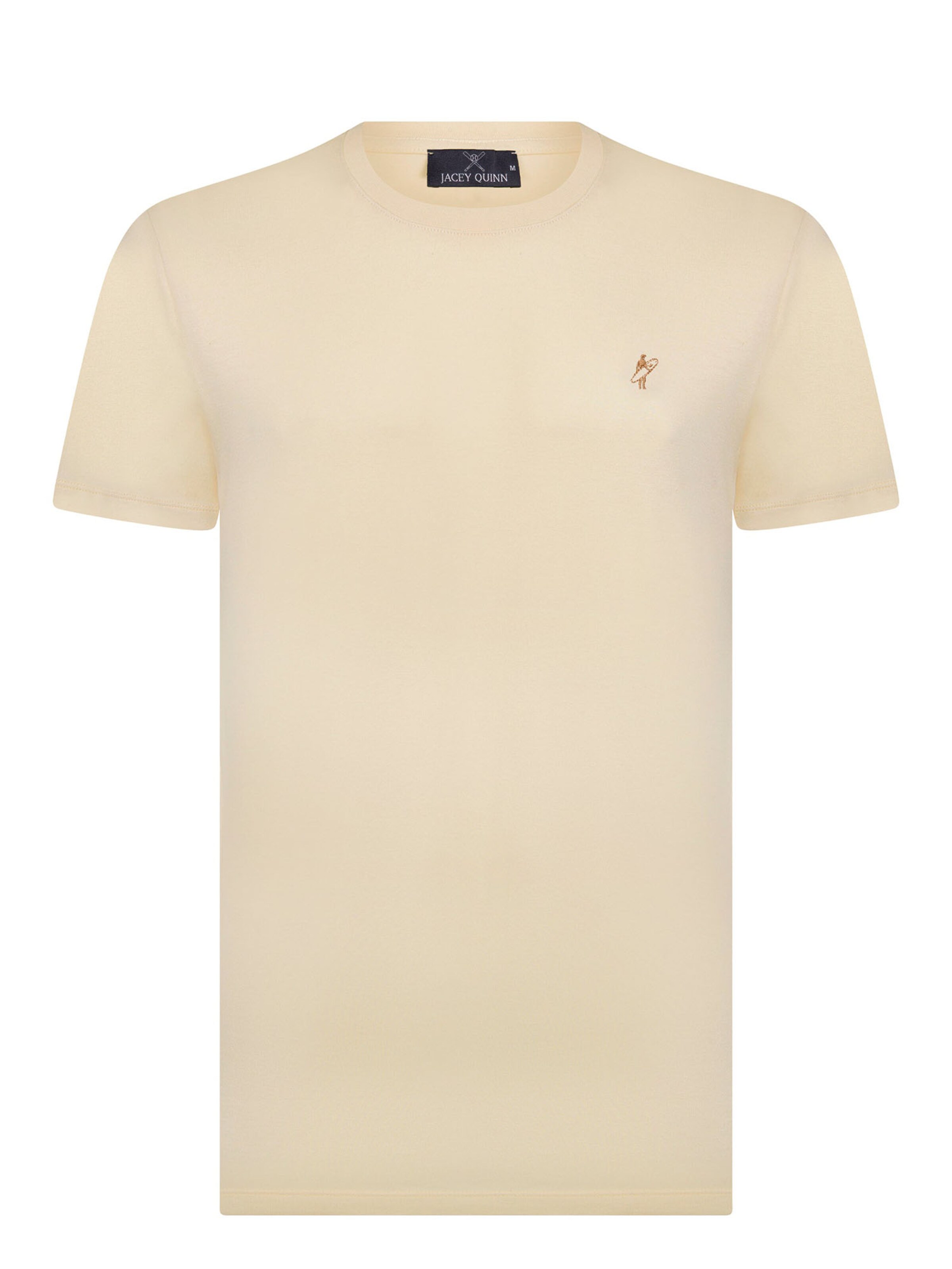 Jacey Quinn Футболка в Бежевый: спереди