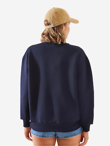 Felpa di Bianco Lucci in blu