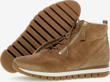 GABOR Sneakers hoog in Bruin