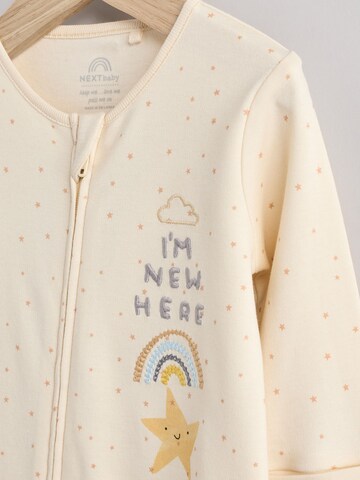 Pijamale 'I'm New Here' de la Next pe alb
